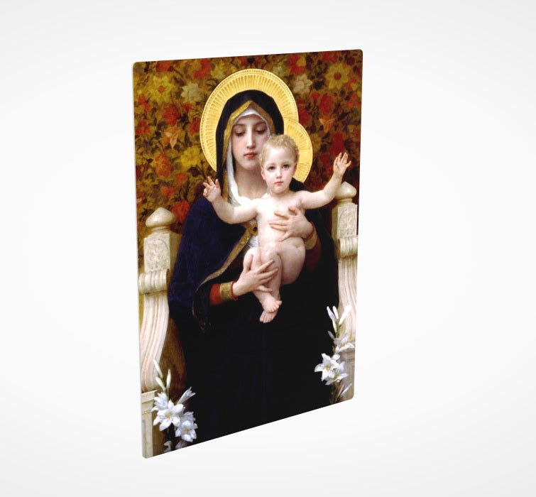 Madona and Baby Jesus Metal Prints