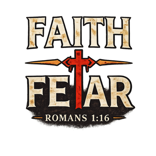 Faith Over Fear Tee (Christian Inspired)